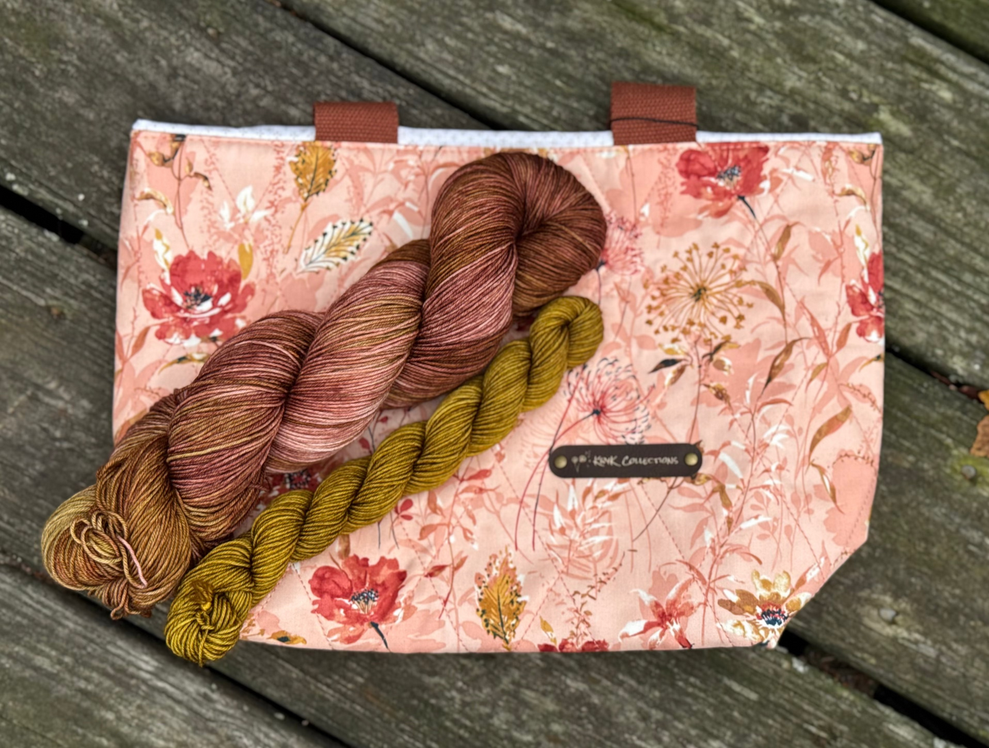 PRE-ORDER KbyK_Collections x Fuzzy Fiberz Collab: Yarn + Project Bag Set