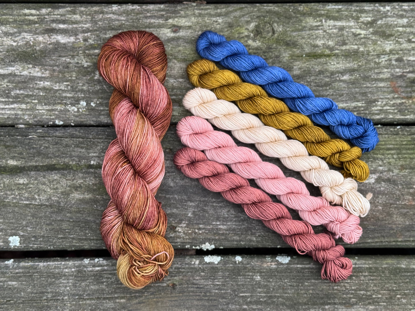 PRE-ORDER KbyK_Collections x Fuzzy Fiberz Collab: Yarn + Project Bag Set