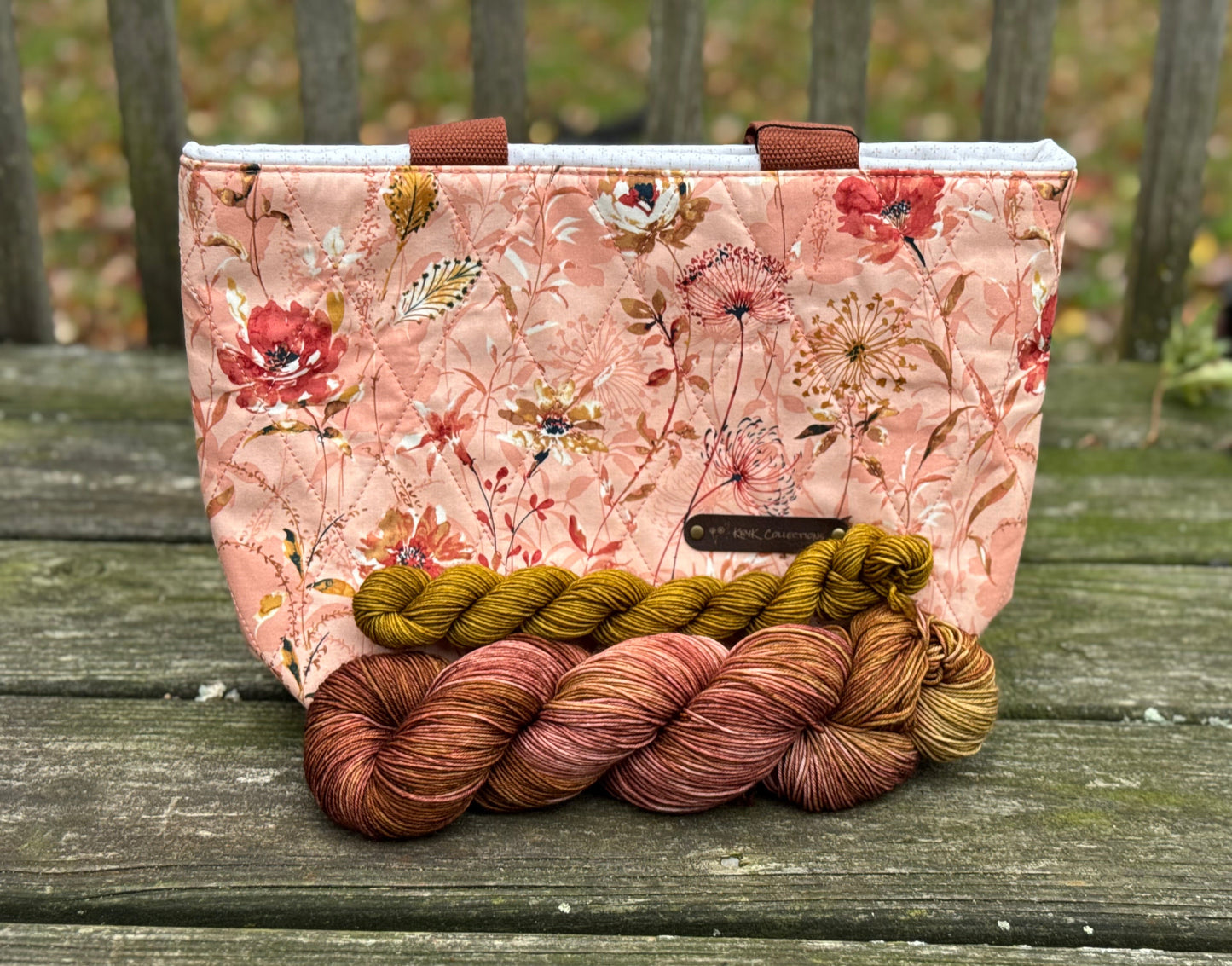 PRE-ORDER KbyK_Collections x Fuzzy Fiberz Collab: Yarn + Project Bag Set