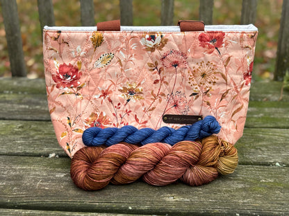 PRE-ORDER KbyK_Collections x Fuzzy Fiberz Collab: Yarn + Project Bag Set