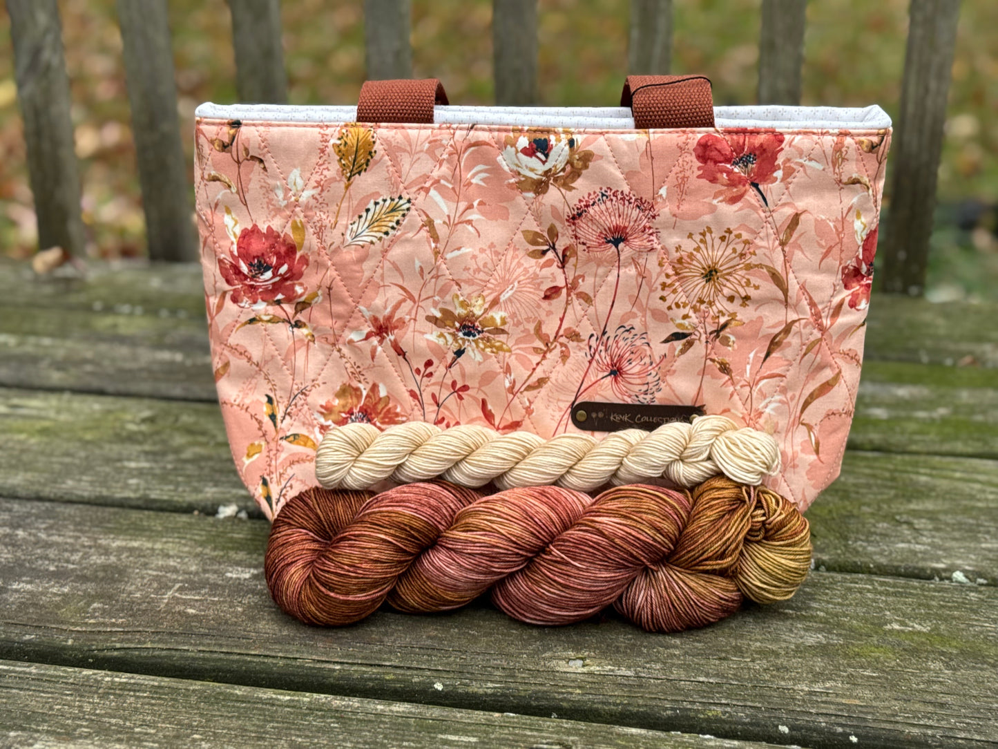 PRE-ORDER KbyK_Collections x Fuzzy Fiberz Collab: Yarn + Project Bag Set