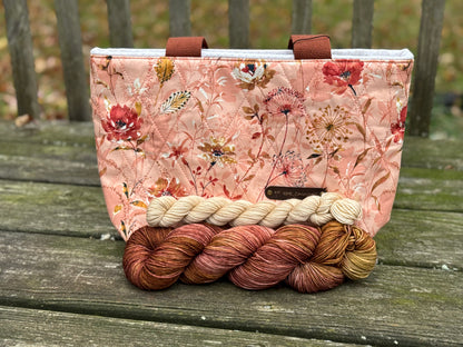 PRE-ORDER KbyK_Collections x Fuzzy Fiberz Collab: Yarn + Project Bag Set