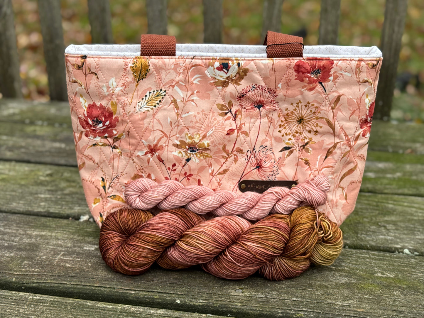 PRE-ORDER KbyK_Collections x Fuzzy Fiberz Collab: Yarn + Project Bag Set