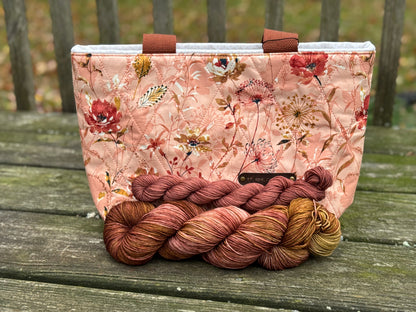 PRE-ORDER KbyK_Collections x Fuzzy Fiberz Collab: Yarn + Project Bag Set