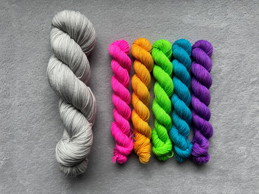 Grey + Neon Minis Set